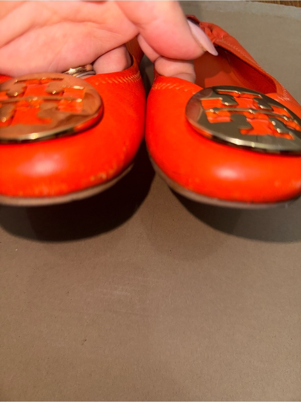 Tory Burch Ballet flats orange size 9 - Picture 3 of 9